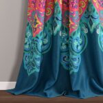 Boho Chic Polyester Room Darkening Curtain Pair (Set of 2) - Chic Decora