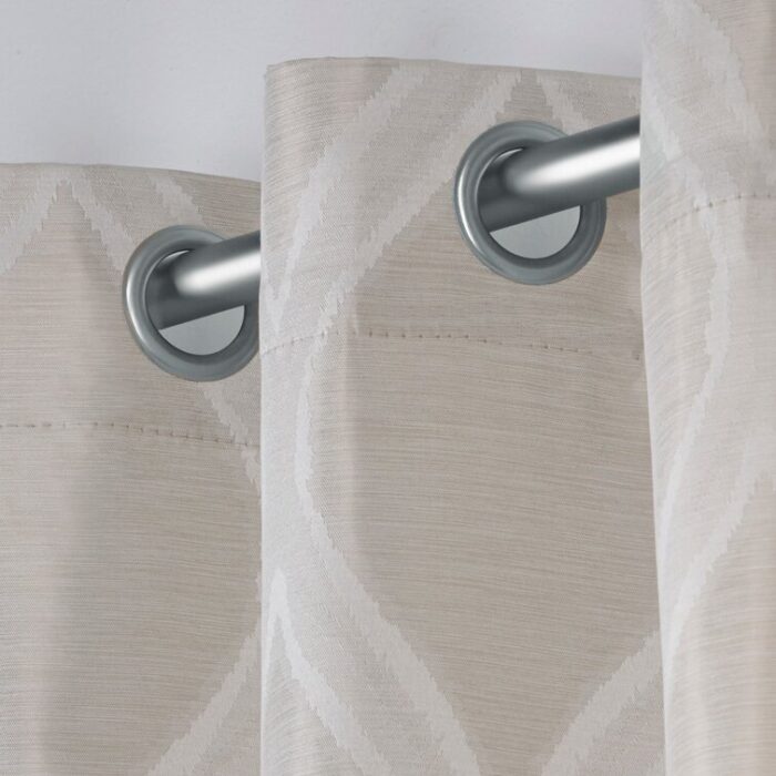 Borach Polyester Semi Sheer Curtain Pair (Set of 2) - Chic Decora