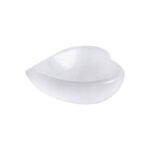 Borkholder Selenite Crystal Heart Shape Bowl, Healing Medication & Home Decoration Stone White - Chic Decora