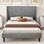 Borth Upholstered Bed - Chic Decora