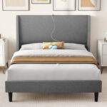 Borth Upholstered Bed - Chic Decora