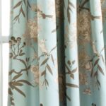 Botanical Garden Polyester Room Darkening Curtain Pair (Set of 2) - Chic Decora