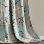 Botanical Garden Polyester Room Darkening Curtain Pair (Set of 2) - Chic Decora