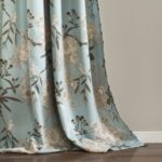 Botanical Garden Polyester Room Darkening Curtain Pair (Set of 2) - Chic Decora