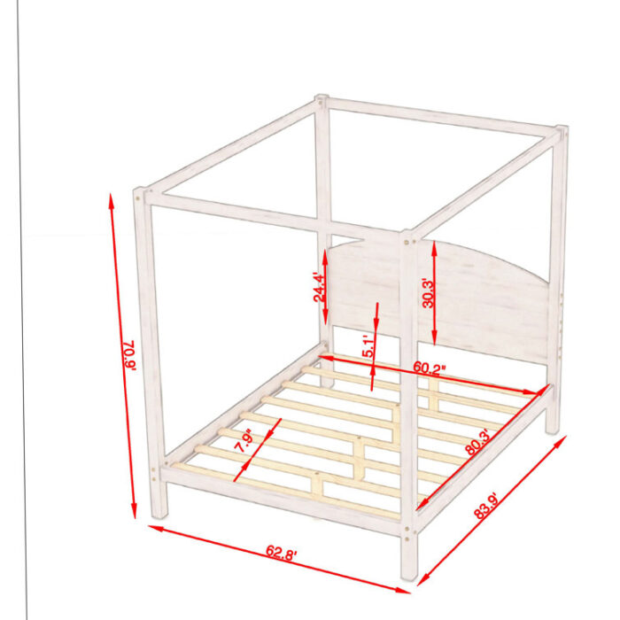 Bouvet Canopy Bed - Chic Decora