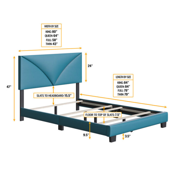 Boyd Sleep Cornerstone Upholstered Faux Leather Platform Bed - Chic Decora