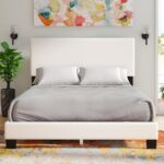 Boyd Sleep Florence 4 Slat Platform Bed Frame, Faux Leather Upholstered, Carouthers - Chic Decora