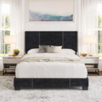 Boyd Sleep Reunion Upholstered Velvet Platform Bed - Chic Decora