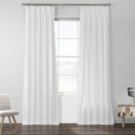 Cushing Polyester Sheer Curtain Pair (Set of 2) - Chic Decora