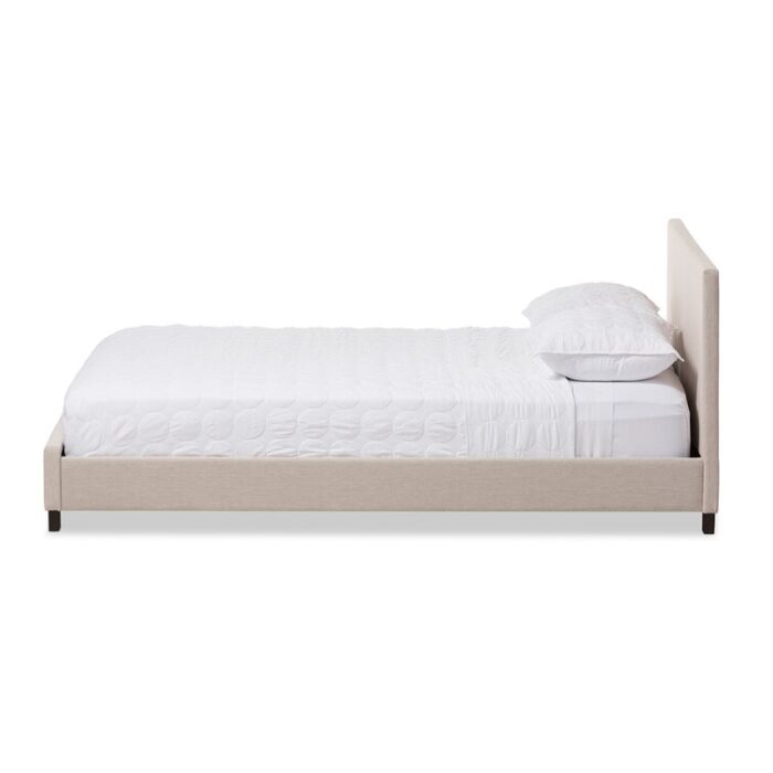 Braughton Upholstered Platform Bed - Chic Decora