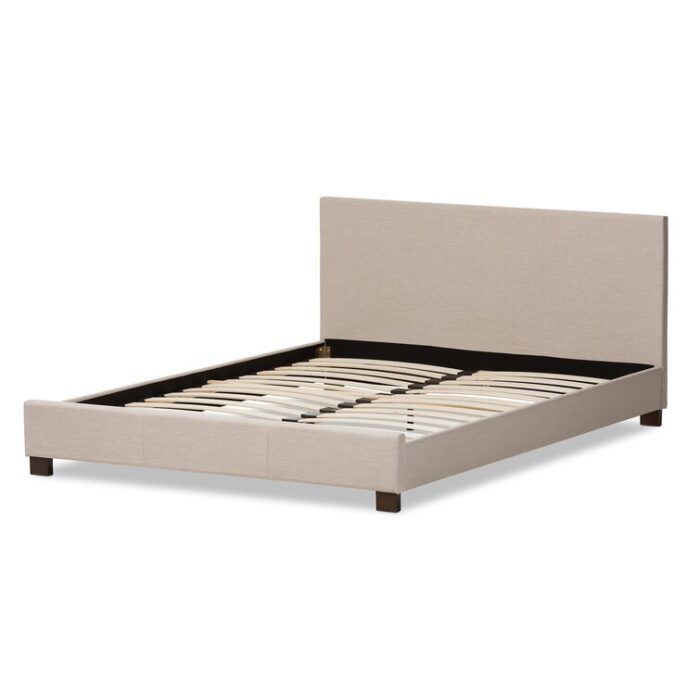 Braughton Upholstered Platform Bed - Chic Decora