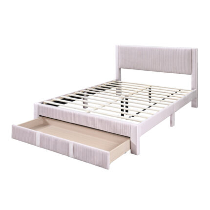 Breeyana Upholstered Platform Storage Bed - Chic Decora