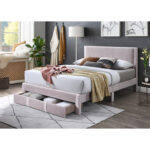 Breeyana Upholstered Platform Storage Bed - Chic Decora