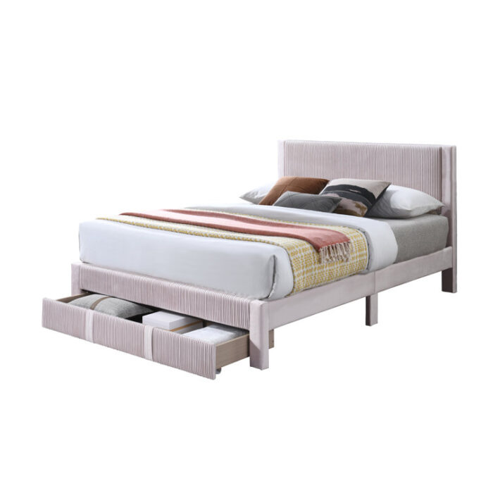 Breeyana Upholstered Platform Storage Bed - Chic Decora