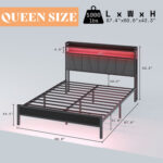 Brekin Upholstered Platform Storage Bed - Chic Decora