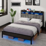 Brekin Upholstered Platform Storage Bed - Chic Decora