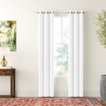 Brick Polyester Room Darkening Curtain Pair (Set of 2) - Chic Decora