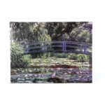 Bridge at Sea Rose Pond by Claude Monet Graphic Art on Canvas - Chic Decora