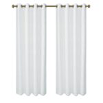 Brigit Polyester Semi Sheer Curtain Pair (Set of 2) - Chic Decora