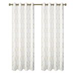 Brigit Polyester Semi Sheer Curtain Pair (Set of 2) - Chic Decora