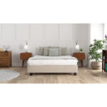 Brin Upholstered Bed Frame (Additional Mattress Support Required) - Chic Decora