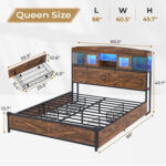 Britlyn Metal Platform Storage Bed - Chic Decora