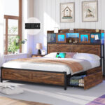 Britlyn Metal Platform Storage Bed - Chic Decora