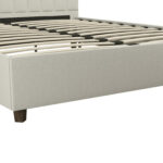 Brittany Upholstered Platform Bed - Chic Decora