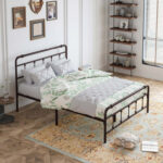 Bromleigh Metal Platform Bed - Chic Decora