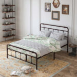 Bromleigh Metal Platform Bed - Chic Decora