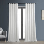 Allonah Polyester Semi Sheer Curtain Pair (Set of 2) - Chic Decora