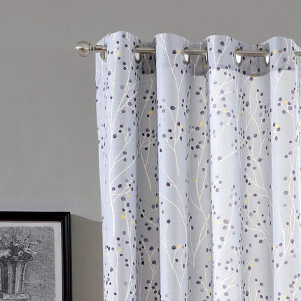 Bucks Polyester Room Darkening Curtain Pair (Set of 2) - Chic Decora