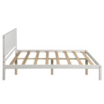 Buhr Wood Platform Bed With Headboard - Chic Decora