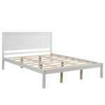 Buhr Wood Platform Bed With Headboard - Chic Decora