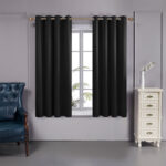 Bursaite 100 Percent Blackout Double Layers Lined Curtain Panel Pair (Set of 2) - Chic Decora