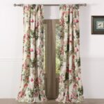 Butterflies Polyester Semi Sheer Curtain Pair (Set of 2) - Chic Decora