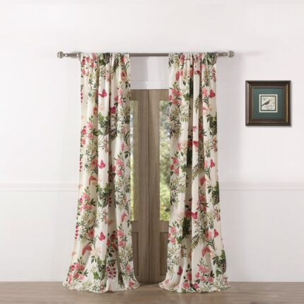 Allizon Polyester Blackout Curtain Pair (Set of 2) - Chic Decora