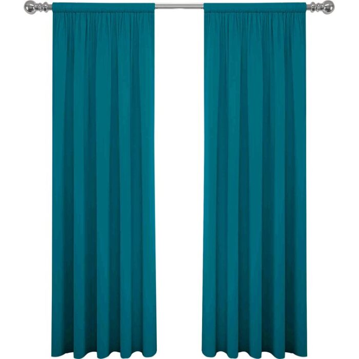 Cadenza Microfiber Rod Pocket Panel Pair (2 Panels) (Set of 2) - Chic Decora