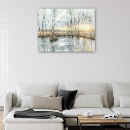 Calm Reflections by Studio Arts Canvas Art Print - Chic Decora