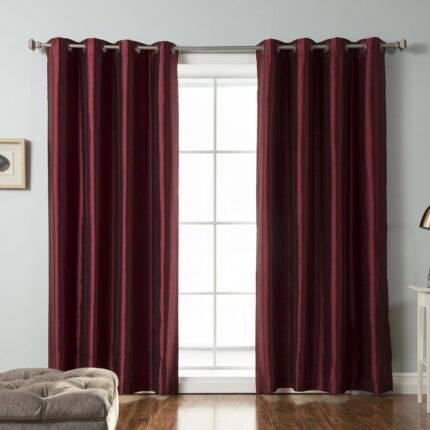 Shenandoah Polyester Room Darkening Curtain Pair (Set of 2) - Chic Decora