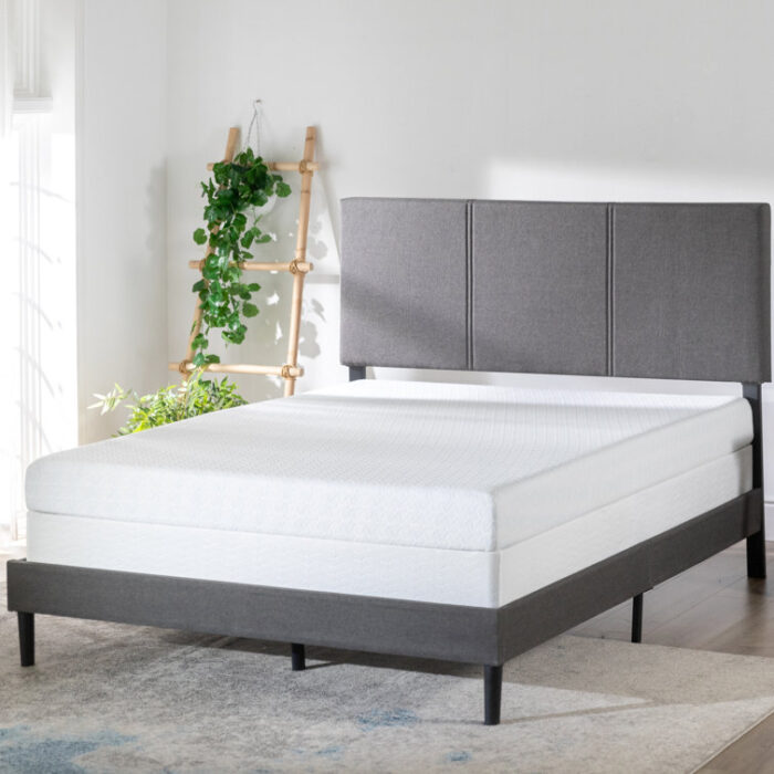 Cambril 45 inch Upholstered Bed Frame - Chic Decora