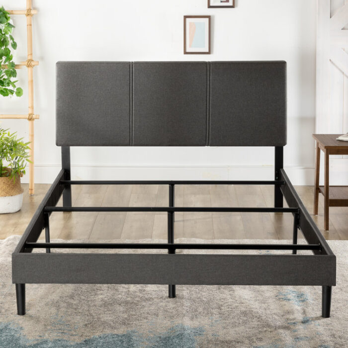 Cambril 45 inch Upholstered Bed Frame - Chic Decora