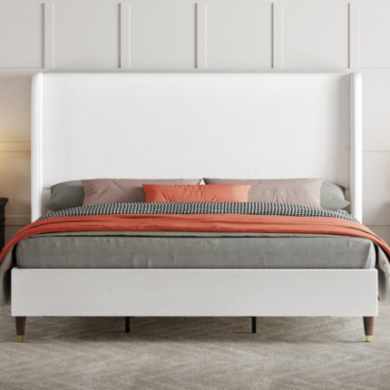 Cameren Upholstered Platform Bed - Chic Decora