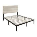 Candius Upholstered Panel Bed - Chic Decora