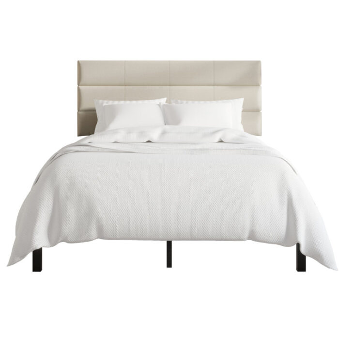 Candius Upholstered Panel Bed - Chic Decora