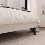 Candler Upholstered Wingback Bed - Chic Decora