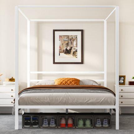 Upholstered Platform Storage Bed - Chic Decora