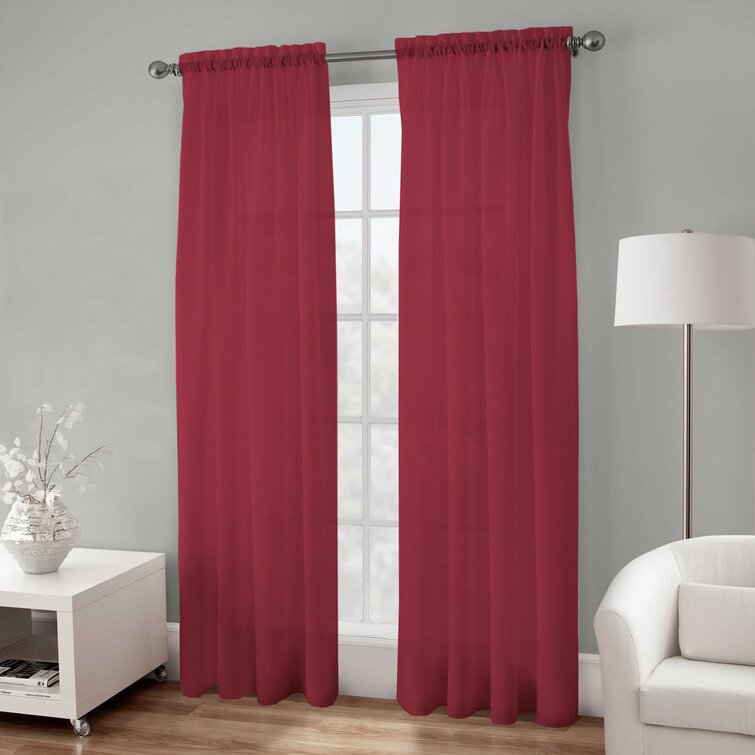 Molloy Polyester Blackout Curtain Pair (Set of 2) - Chic Decora