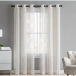 Cariss Polyester Sheer Curtain Pair (Set of 2) - Chic Decora