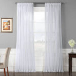 Polyester Sheer Curtain Pair (Set of 2) - Chic Decora